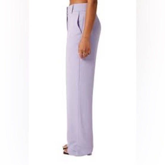 NWOT LITA BY CIARA x revolve 
High Waist Wide Leg Trousers In Violet Tulip Sz 4 - Picture 4 of 7